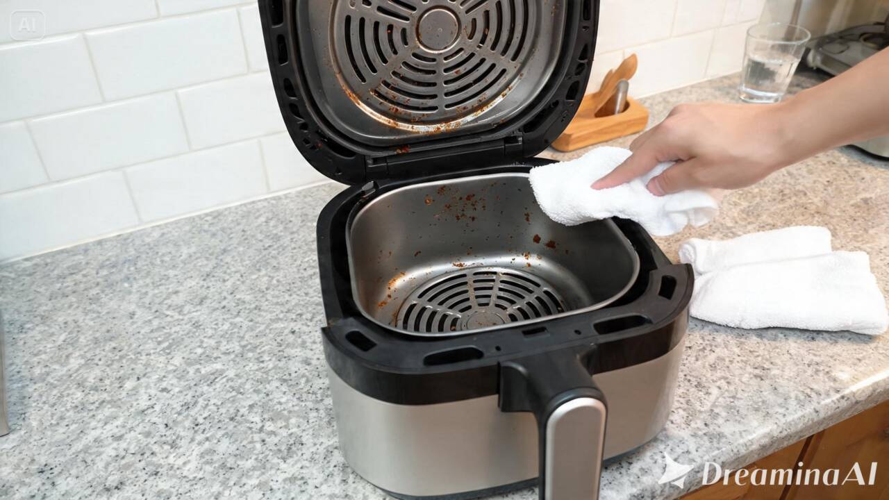 A limpeza correta da air fryer vai além do cesto. Entenda como cuidar da resistência, ventilação e partes internas para preservar o aparelho.
