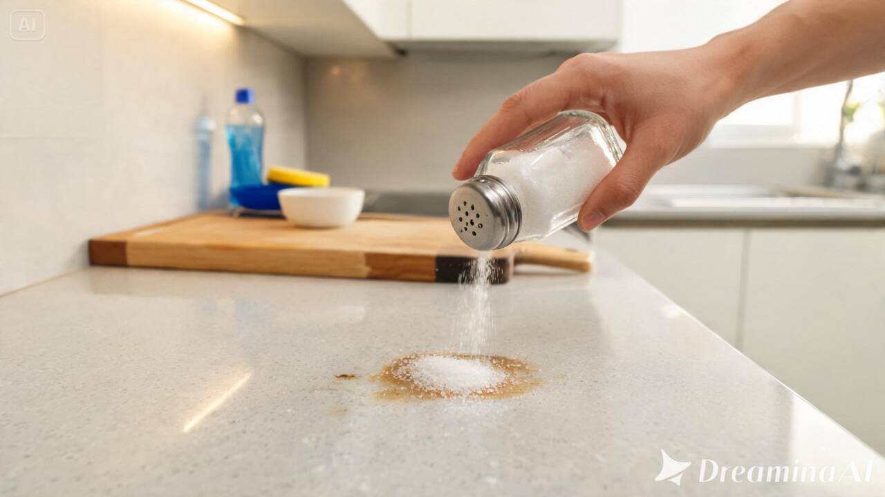 Antes de usar sal para limpar a cozinha, observe o material da superfície. Saiba onde o truque pode funcionar e quando ele pode causar riscos e corrosão