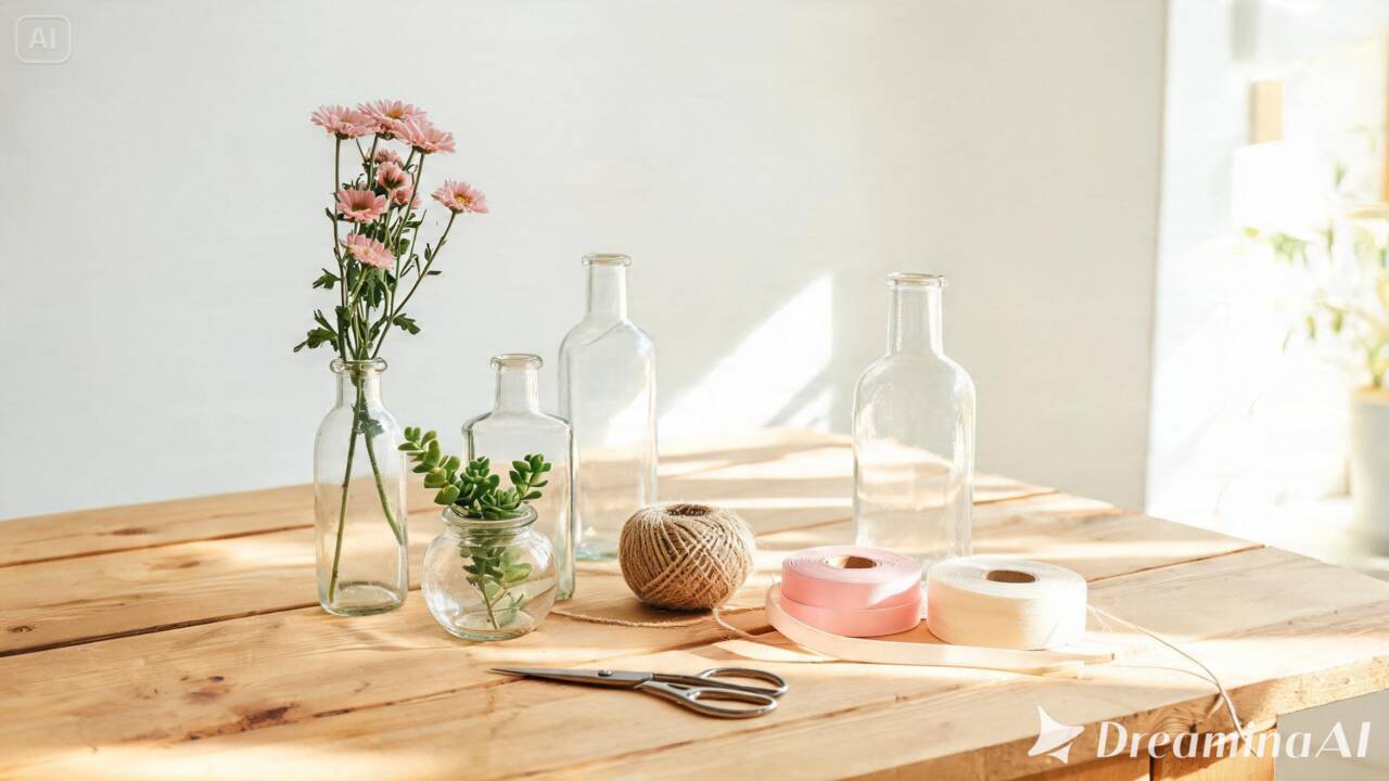 Antes de usar uma garrafa de vidro como vaso, veja os cuidados com limpeza, estabilidade, drenagem e escolha das plantas para criar uma peça segura e bonita.