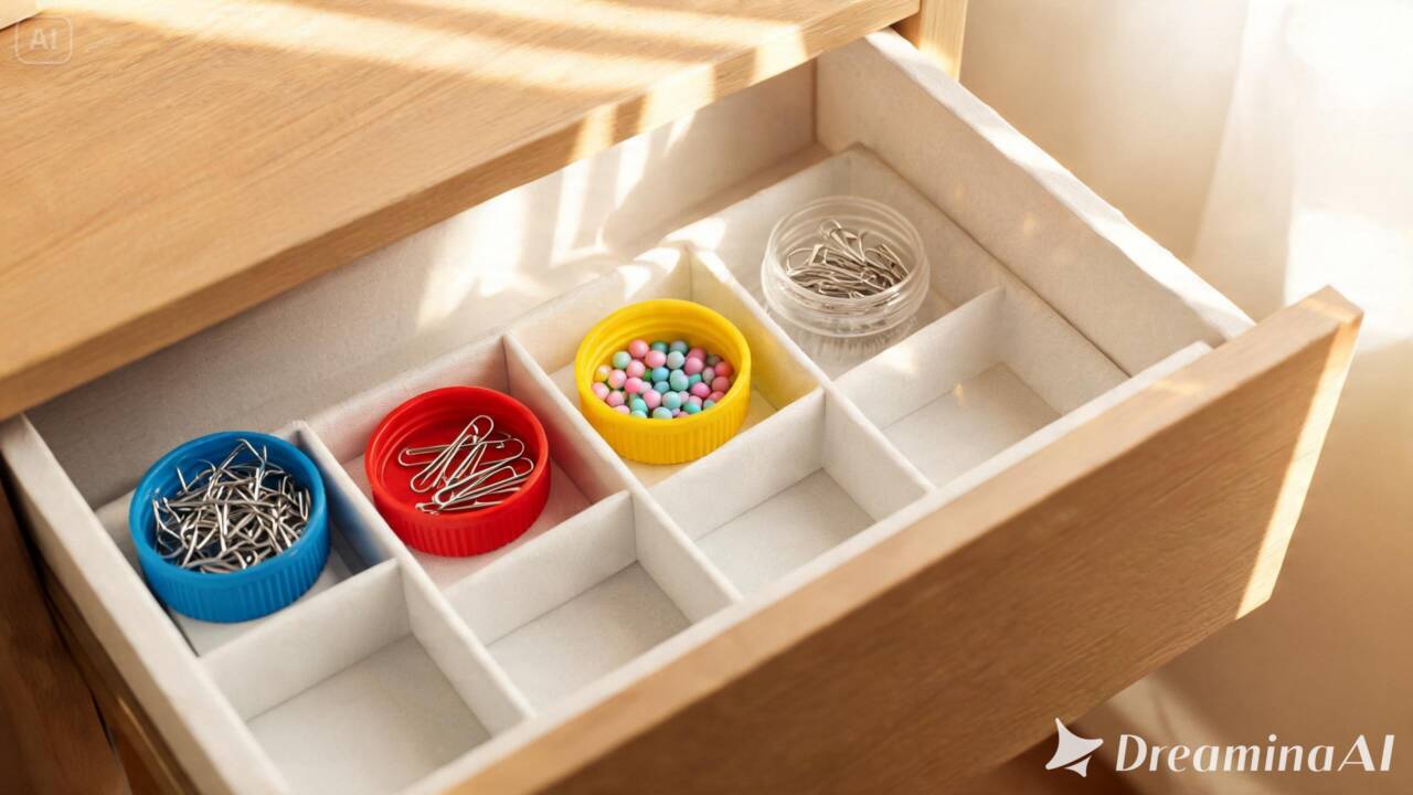 Uma simples rolha de plástico pode ajudar a organizar pequenos objetos. Veja ideias para reaproveitar a peça de forma prática e segura.