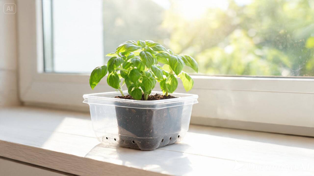 Quer cultivar temperos sem comprar vasos? Veja como reaproveitar embalagens de alimentos e quais cuidados tomar com drenagem, substrato e luz.