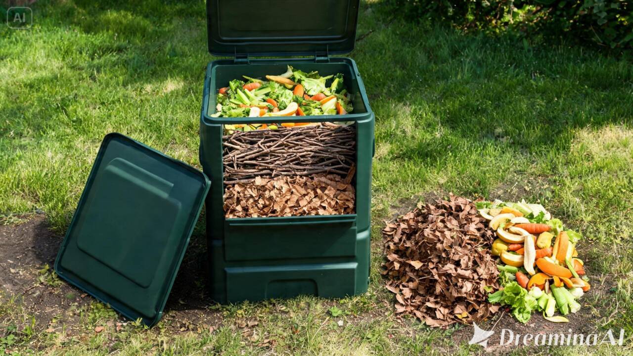 Restos de frutas e folhas podem virar composto para o jardim. Veja como montar uma composteira doméstica e manter a mistura equilibrada.