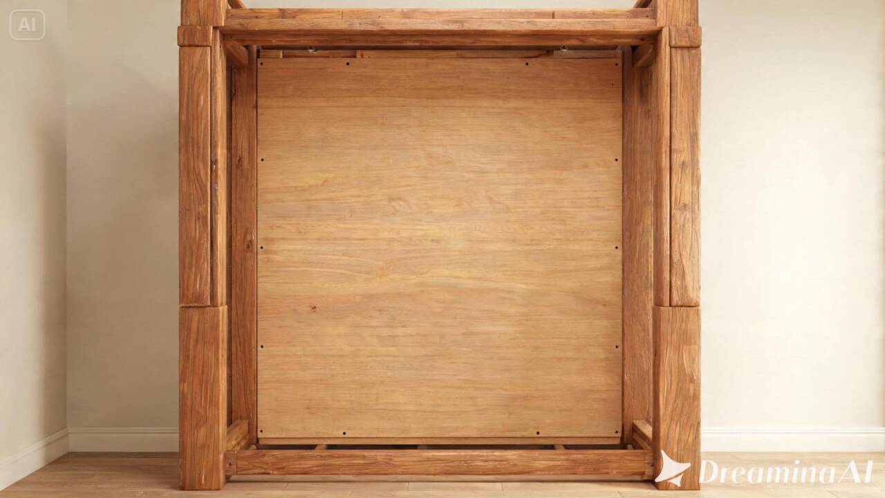 A chapa traseira do guarda-roupa pode contribuir para a rigidez do móvel. Saiba por que sua fixação é importante para manter a estrutura no esquadro.