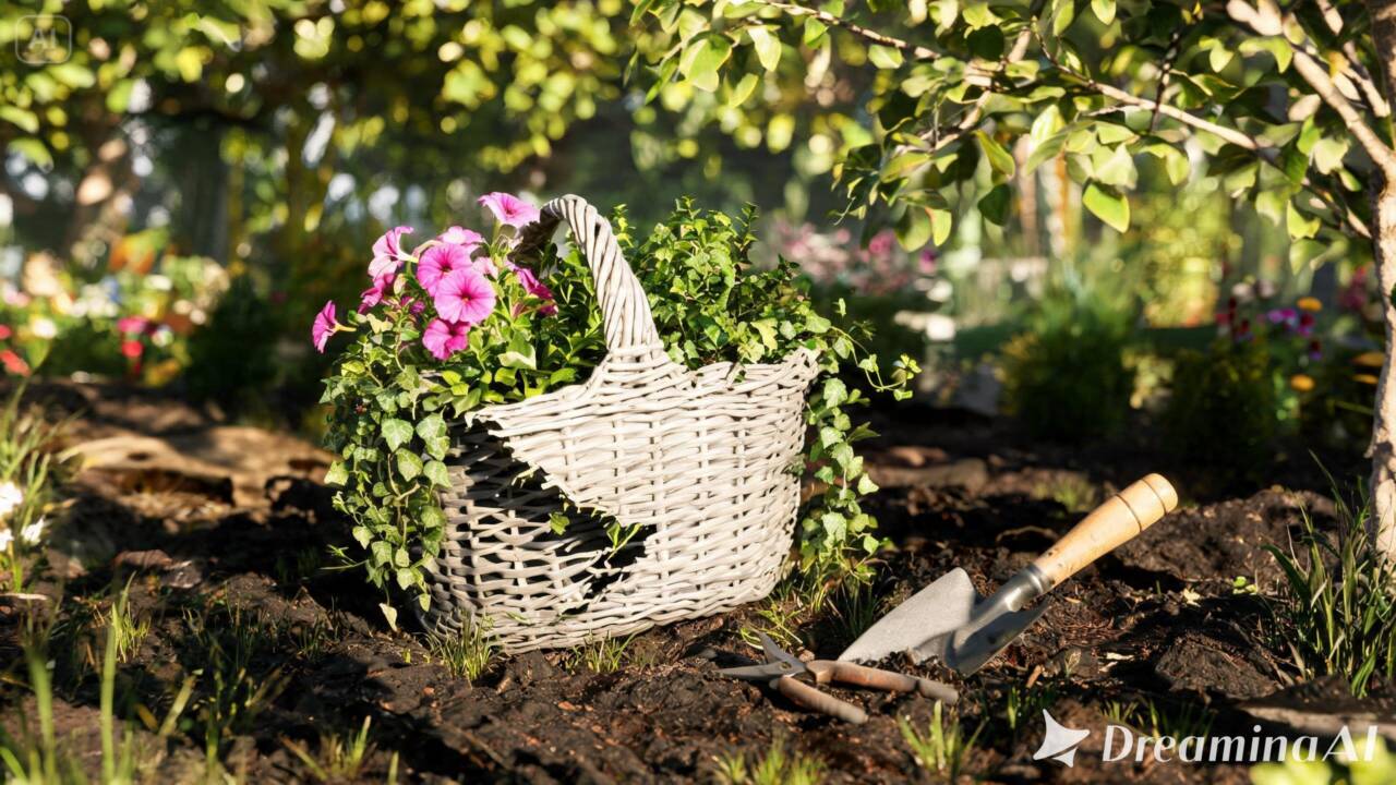 Como reaproveitar uma cesta quebrada? Confira ideias para transformá-la em suporte para plantas ou organizador de acessórios.