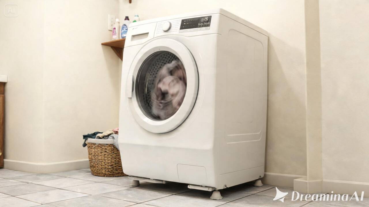 A máquina de lavar começou a andar sozinha? Entenda por que isso acontece e quais detalhes da instalação podem estar causando as vibrações.