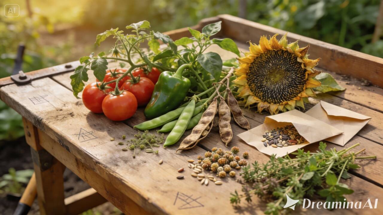 Algumas plantas permitem guardar sementes com facilidade para novos cultivos. Veja quais são e como fazer a coleta no momento adequado.