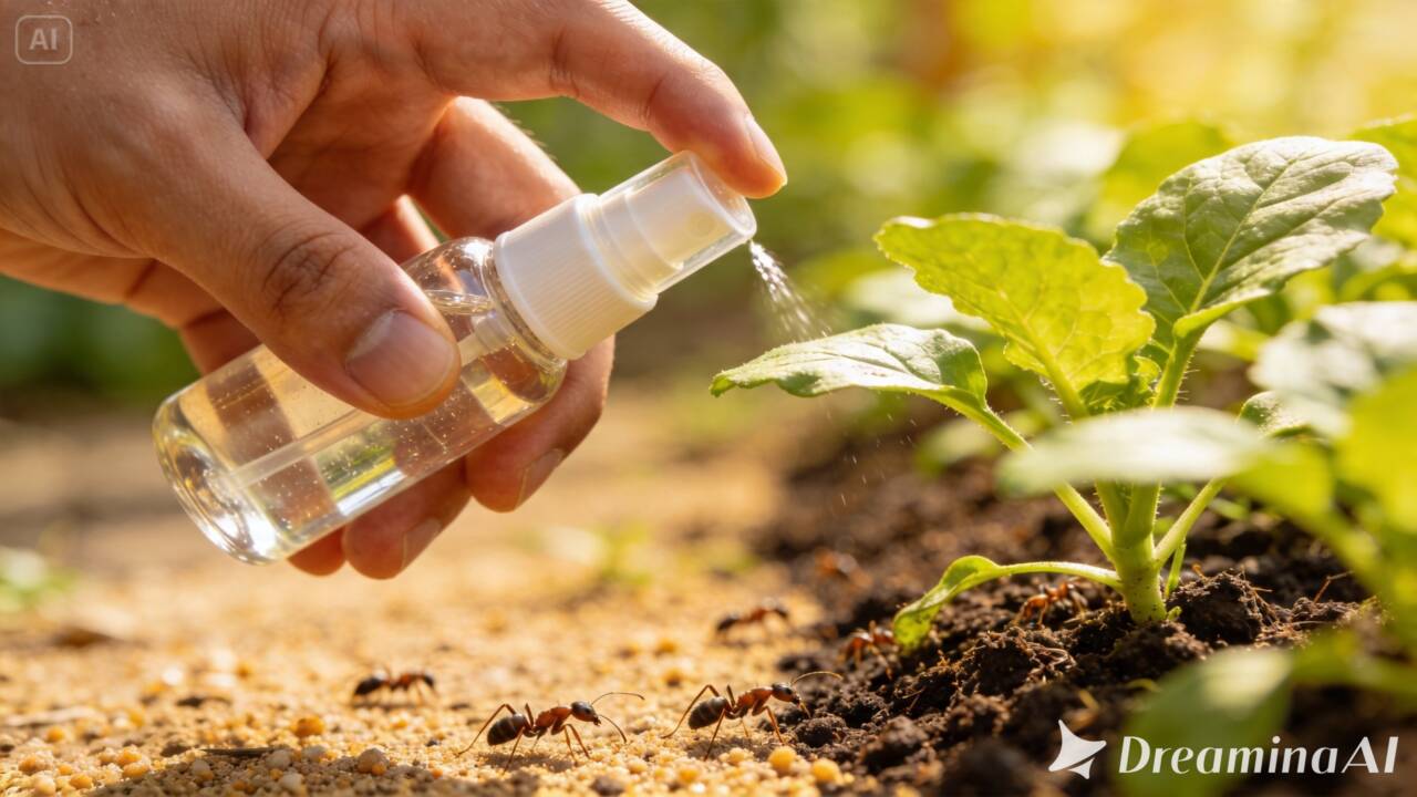 Antes de borrifar vinagre nas plantas para afastar formigas, veja por que isso pode causar danos e qual é a forma mais cuidadosa de usar.