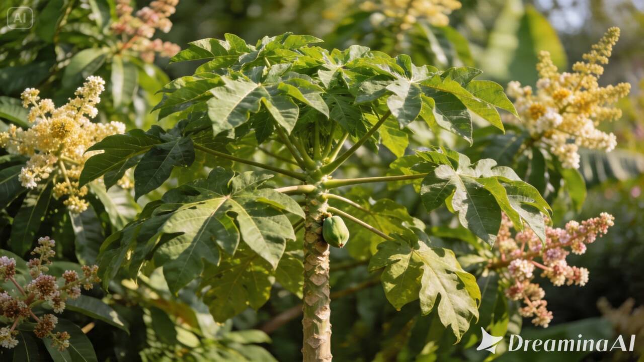 Flores no mamoeiro nem sempre significam frutos. Entenda a diferença entre plantas masculinas, femininas e hermafroditas e como isso afeta a produção.