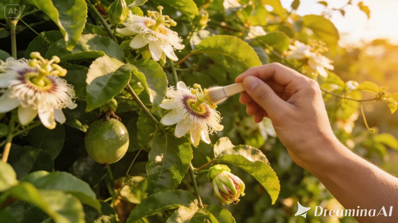 Seu pé de maracujá está florido, mas sem frutos? Veja por que as mamangavas são importantes e como identificar problemas na polinização.