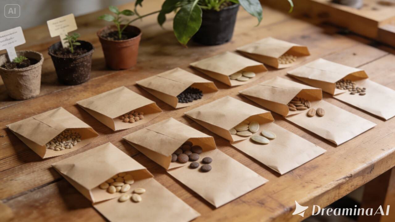 Uma organização simples pode evitar sementes misturadas e esquecidas. Veja como criar um sistema prático usando envelopes identificados.