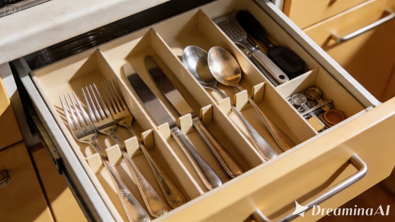 Organizar a gaveta de talheres pode ser mais simples quando cada utensílio tem seu espaço. Veja como separar tudo sem complicar a rotina.