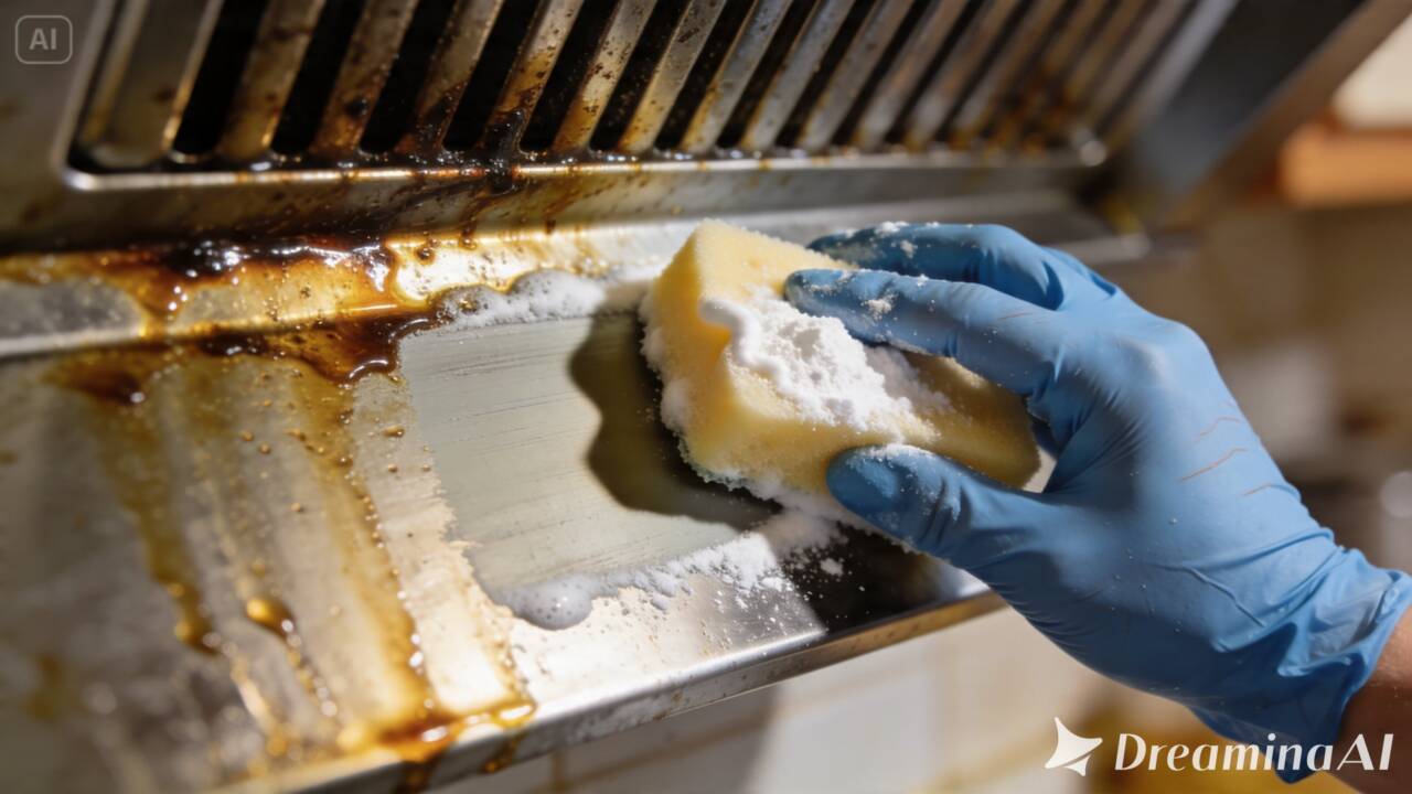 Gordura acumulada na coifa pode ser difícil de remover. Veja como usar detergente e bicarbonato na limpeza da superfície com mais cuidado.