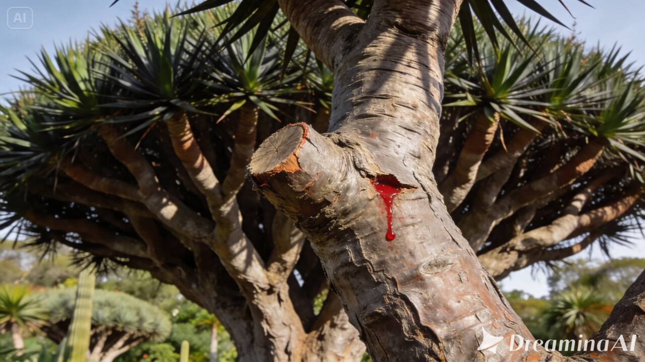 Conheça a árvore-sangue-de-dragão, famosa pela resina avermelhada que surge quando seus tecidos são lesionados, e entenda o fenômeno.O líquido vermelho que sai da árvore-sangue-de-dragão não é sangue. Entenda a origem da resina e a função que ela pode exercer na planta.A árvore-sangue-de-dragão chama atenção por sua resina vermelha. Saiba por que ela aparece após lesões e quais espécies recebem esse nome.Uma resina vermelha faz essa árvore parecer “sangrar”. Entenda o fenômeno, a função da substância e a origem do curioso nome sangue-de-dragão.A árvore que parece sangrar existe de verdade: conheça a sangue-de-dragão e entenda por que seus galhos podem liberar uma resina avermelhada.Por que a árvore-sangue-de-dragão solta uma substância vermelha? A resposta está na composição de sua resina e nos mecanismos de defesa da planta.A aparência da árvore-sangue-de-dragão impressiona, principalmente quando sua resina vermelha aparece. Veja a explicação botânica para esse fenômeno.A curiosa árvore-sangue-de-dragão produz uma resina de tom avermelhado após lesões. Entenda sua função e a história por trás desse nome.Nativa de Socotra, a árvore-sangue-de-dragão tem formato peculiar e uma resina vermelha. Conheça as características que tornam essa espécie tão curiosa.A árvore-sangue-de-dragão tem uma característica incomum: sua resina pode parecer sangue. Entenda por que isso acontece e como a planta se protege.⭐ Minhas 5 favoritas para Google Discover1. Por que algumas árvores parecem “sangrar”? Conheça a árvore-sangue-de-dragão e entenda a origem da resina vermelha que sai de seus galhos.2. O líquido vermelho que sai da árvore-sangue-de-dragão não é sangue. Entenda a origem da resina e a função que ela pode exercer na planta.3. A árvore que parece sangrar existe de verdade: conheça a sangue-de-dragão e entenda por que seus galhos podem liberar uma resina avermelhada.4. Uma resina vermelha faz essa árvore parecer “sangrar”. Entenda o fenômeno, a função da substância e a origem do curioso nome sangue-de-dragão.5. A resina vermelha da árvore-sangue-de-dragão parece sangue, mas tem uma explicação botânica. Entenda como ela é produzida e qual sua função.