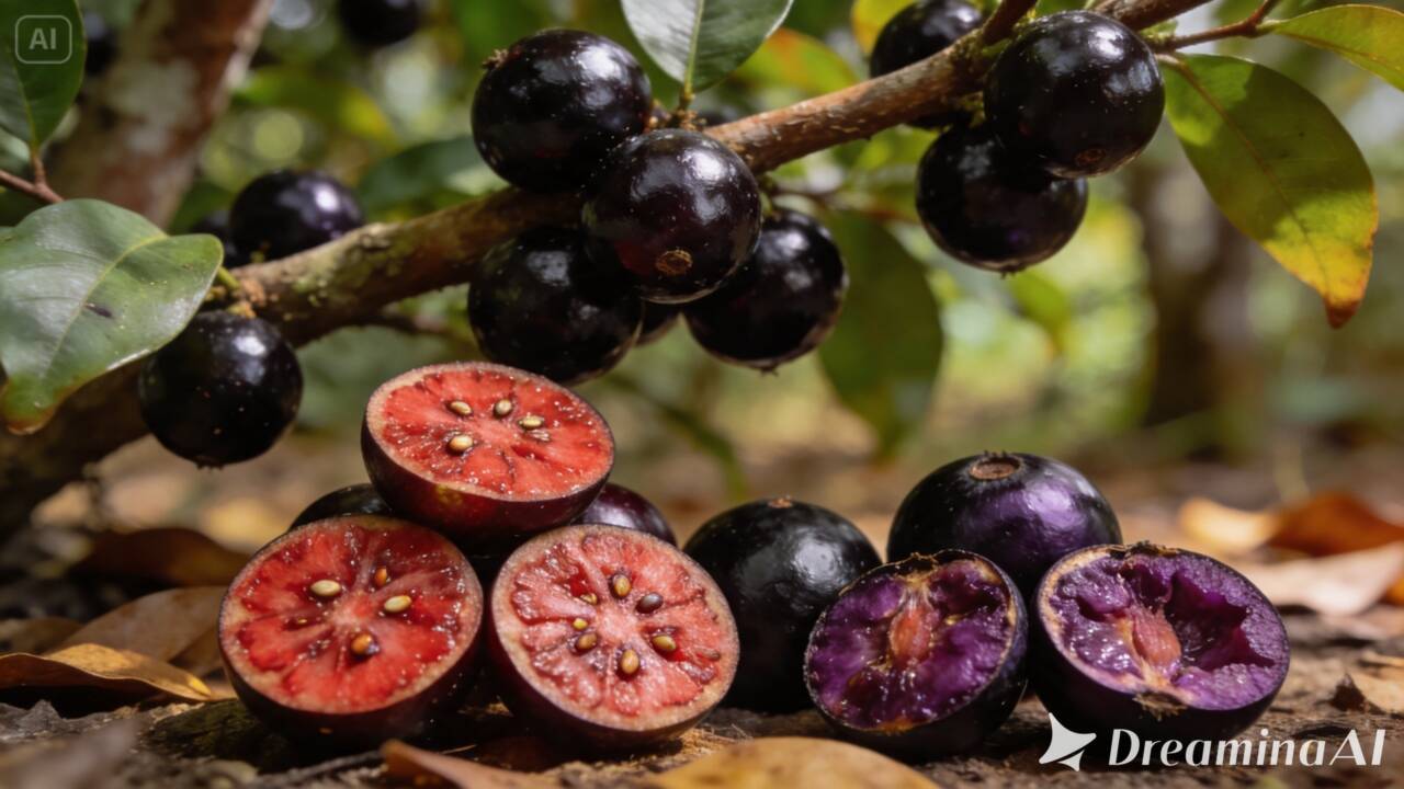 Conheça a grumixama, fruta nativa do Brasil que pode lembrar a jabuticaba, e veja como diferenciar as duas espécies pela árvore e pelos frutos.