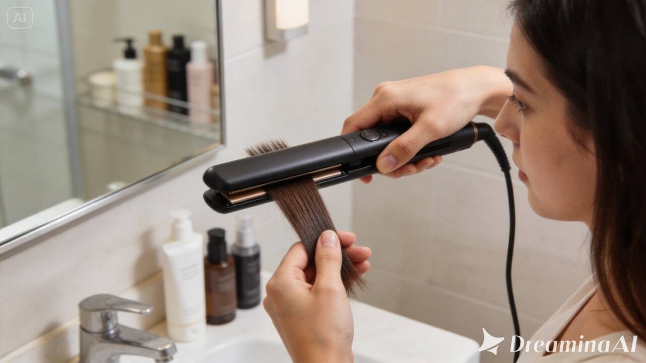 Veja por que o cabelo precisa estar seco antes da chapinha e confira cuidados com temperatura, frequência e proteção térmica durante o uso.