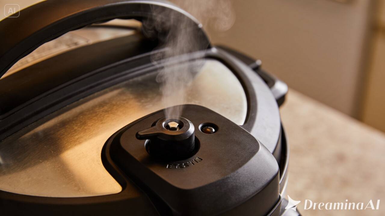Aquela pequena válvula na tampa da panela elétrica ajuda no controle do vapor. Saiba por que ela não deve ser tampada e quais cuidados tomar na limpeza.