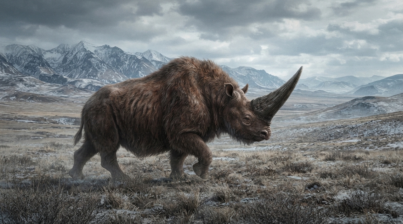 Conhecido formalmente pelos paleontólogos como Elasmotherium sibiricum, esse ser pré-histórico era na verdade um parente ancestral dos rinocerontes modernos.