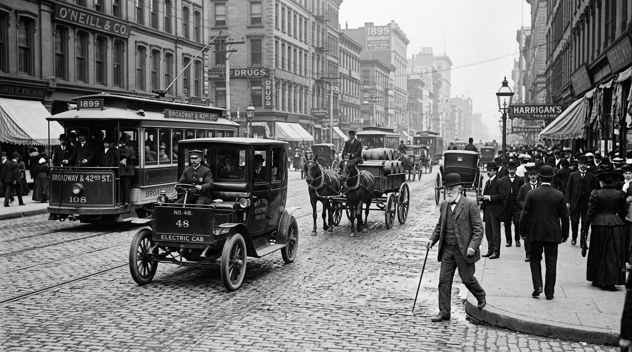 Na noite de 13 de setembro de 1899, Bliss atravessava a região da Central Park West com a Rua 74 quando foi atingido pelo Automóvel nº 43.