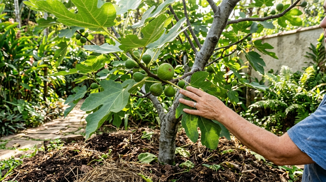 A figueira precisa de boa exposição solar para apresentar crescimento vigoroso e produzir frutos adequadamente.
