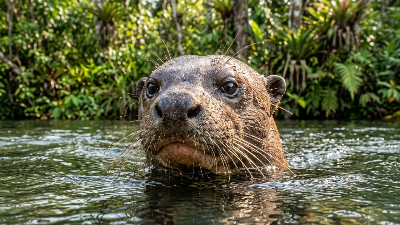 A reintrodução bem-sucedida do predador de topo restaura processos ecológicos vitais nas bacias fluviais argentinas.