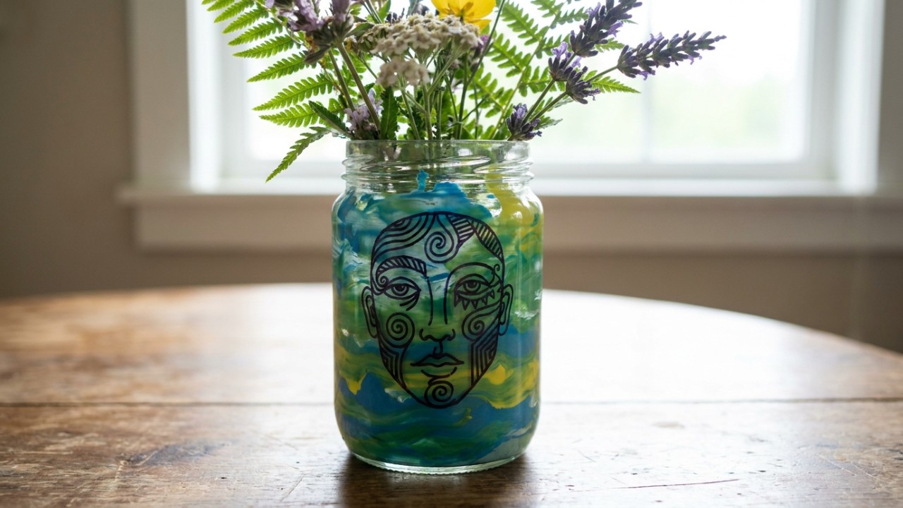 Transforme potes de vidro descartados em objetos de decoração cheios de personalidade.