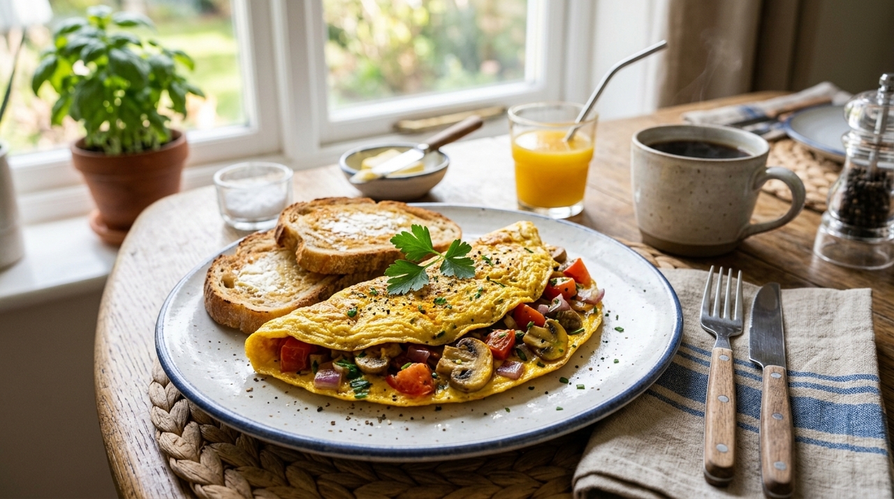 A escolha criteriosa dos acompanhamentos ao preparar omelete transforma completamente a resposta gastrointestinal do organismo humano.