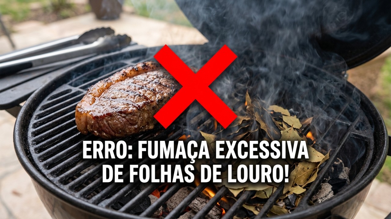 O controle adequado da quantidade de folhas na brasa evita que o preparo adquira um sabor amargo.
