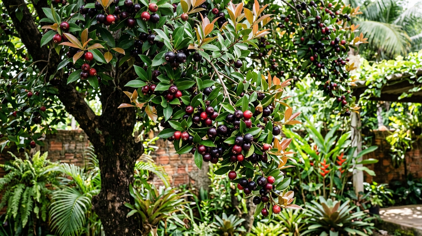 A semelhança está principalmente na aparência dos frutos maduros