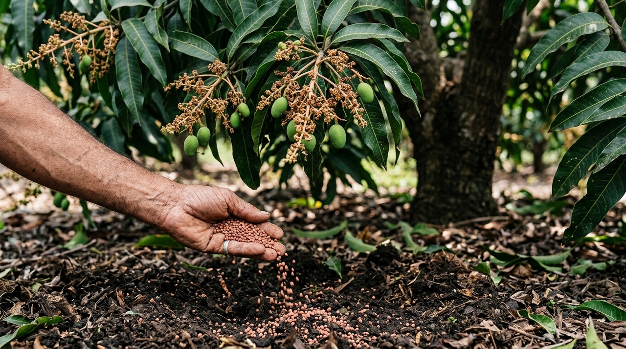 Se estiver florescendo ou formando frutos, geralmente não é o momento para uma poda de produção intensa.