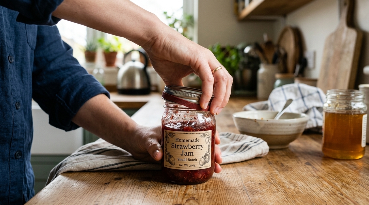 O fecho de vidro veda o recipiente de maneira firme para preservar os alimentos perfeitamente.