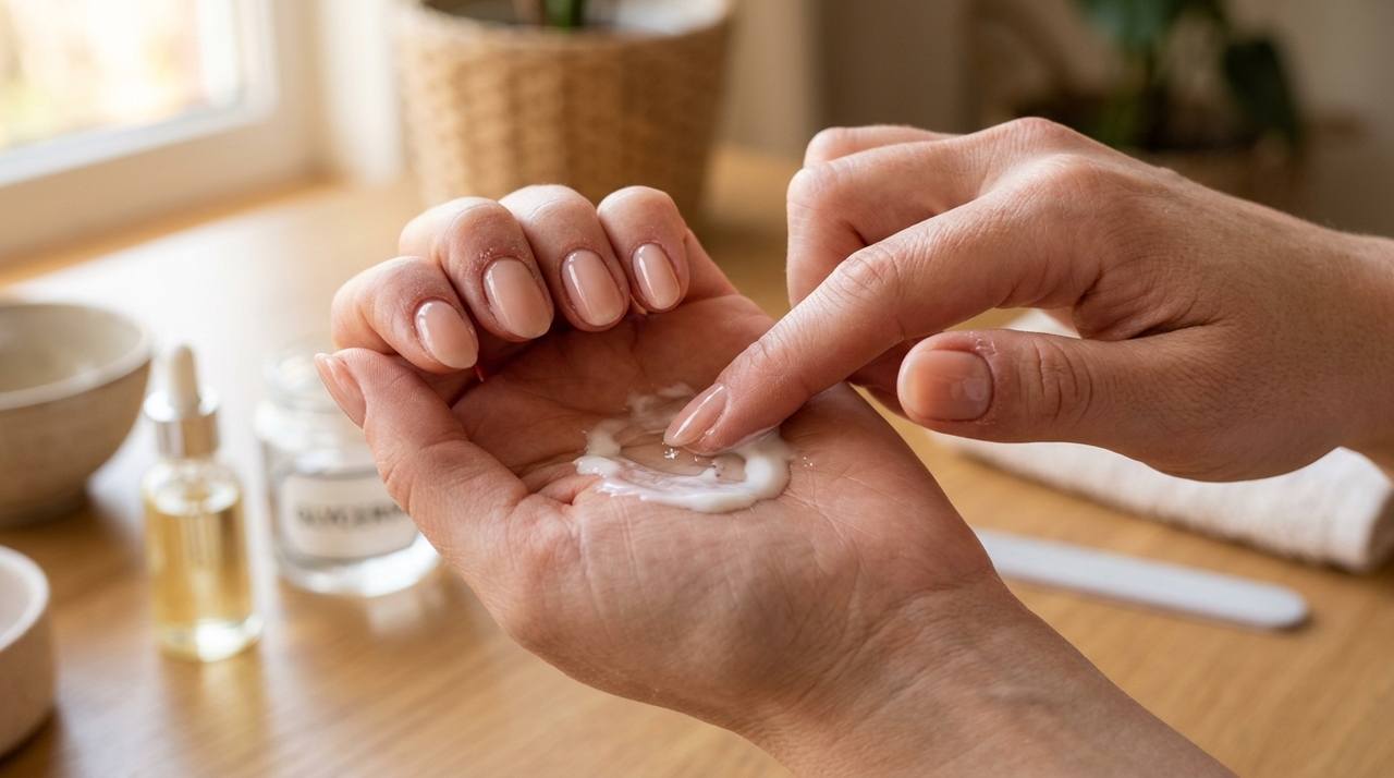 A acetona e outros removedores ajudam a eliminar o esmalte, mas também podem remover parte da oleosidade natural presente na superfície da pele