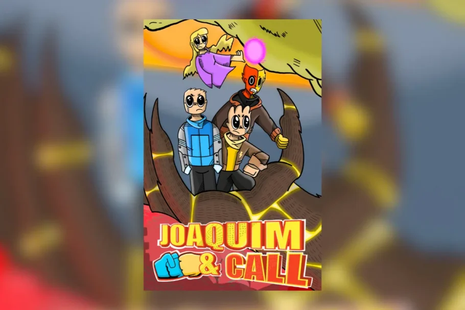 Em “Joaquim e Call – O Mundo Submerso”, dois irmãos enfrentam um tirano que quer dominar outras realidades (Imagem: Reprodução digital | Ases da Literatura)