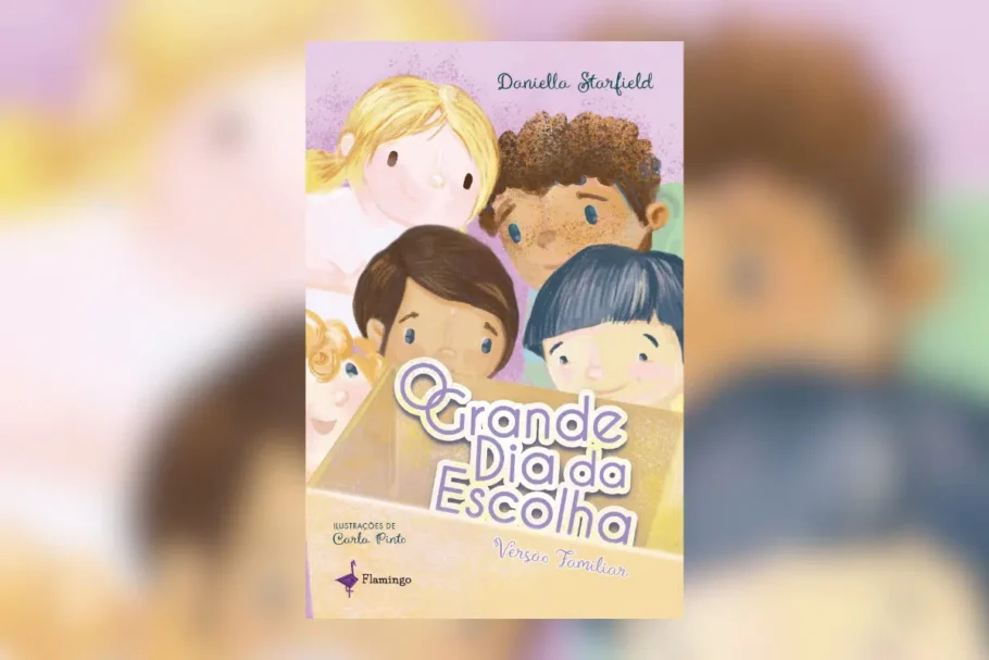 Em “O grande dia da escolha”, crianças decidem entre um brinquedo mágico e um dia com a família (Imagem: Reprodução digital | Flamingo Edições)