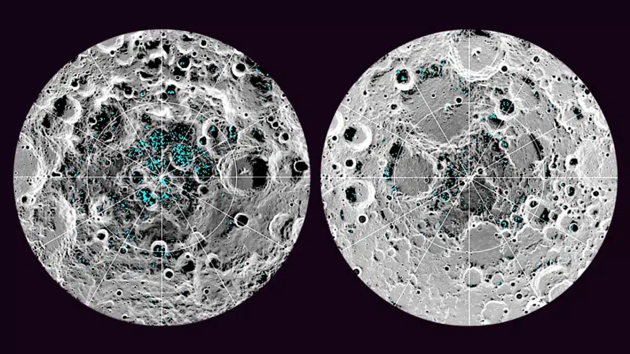 Medição de ondas sísmicas permite mapear depósitos profundos de gelo lunar.