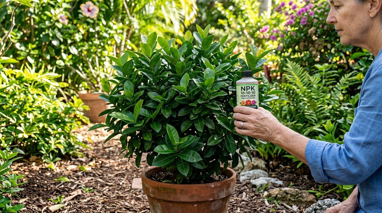Uma das razões mais comuns para a exória não dar flores é o excesso de nitrogênio na adubação