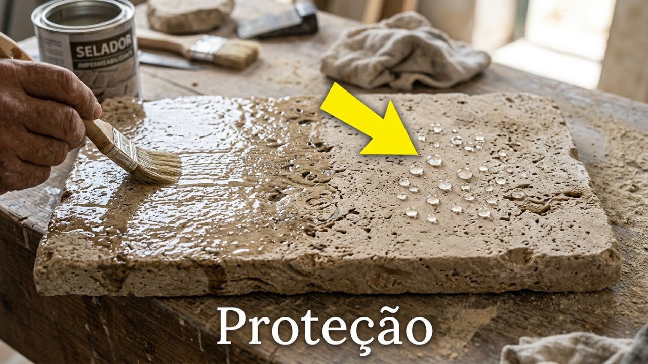A pedra calcária promove conforto térmico e elegância aos quintais.