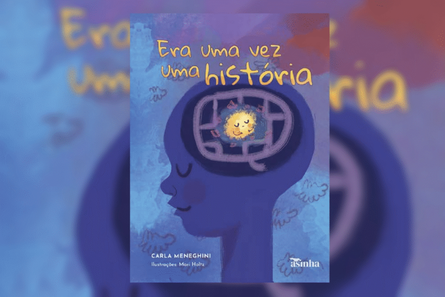 Em “Era uma vez uma história”, uma personagem que nasce na mente de uma escritora percorre um caminho cheio de descobertas (Imagem: Reprodução digital | Editora Ases da Literatura)