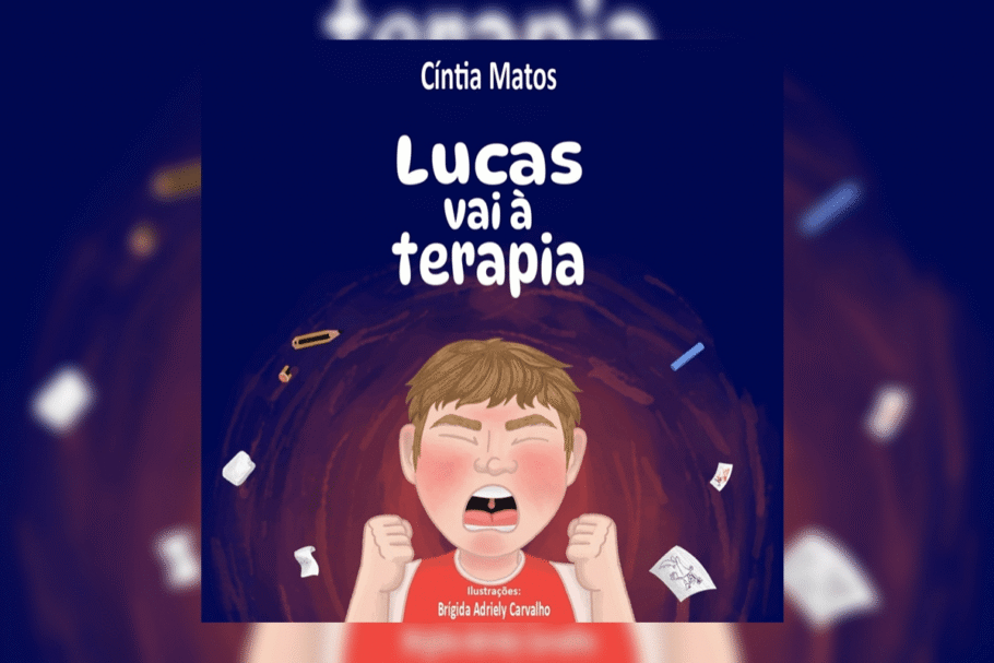 Em “Lucas vai à terapia”, um menino aprende a reconhecer e lidar melhor com suas emoções e frustrações (Imagem: Reprodução digital | Divulgação)
