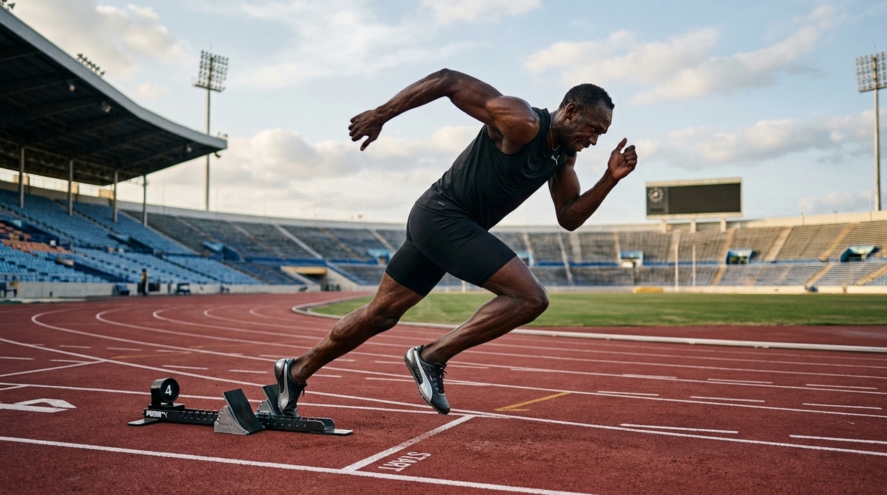 Em 16 de agosto de 2009, Usain Bolt correu os 100 metros em 9,58 segundos no Mundial de Atletismo de Berlim, marca que se tornou o recorde mundial da prova.