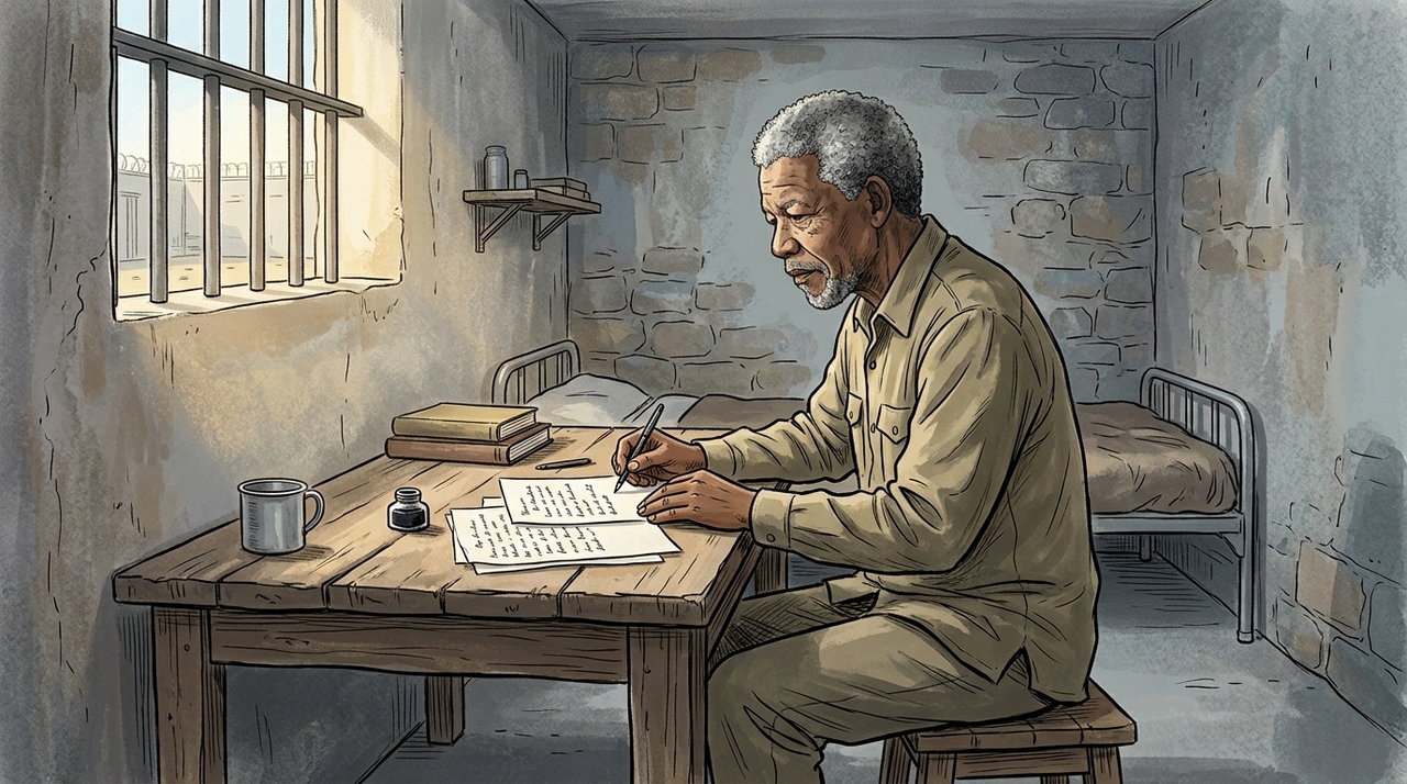 Nelson Mandela passou 27 anos preso durante o regime do apartheid antes de ser libertado em 1990.