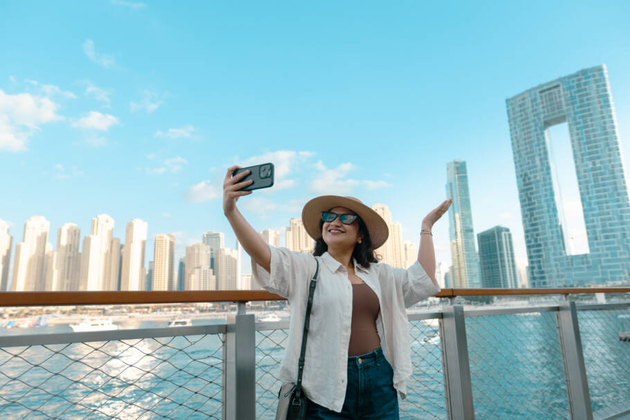 Entre inspiração, roteiro e registros, o celular passou a acompanhar diferentes etapas das férias