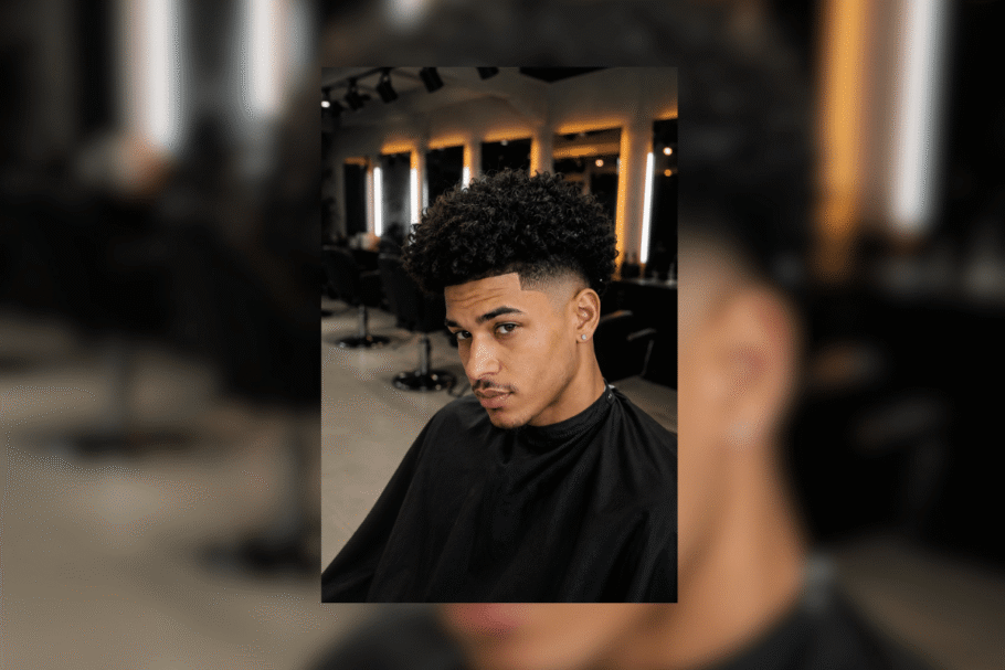 O midi fade é um meio-termo entre o low-fade e o high fade (Imagem: Divulgação | Barbearia Black Zone)