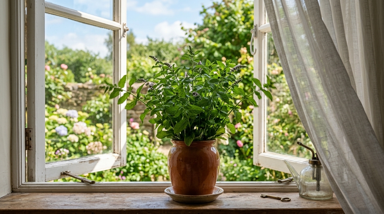 A Mentha cresce rapidamente e produz estruturas subterrâneas capazes de avançar pelo solo e originar novos brotos.