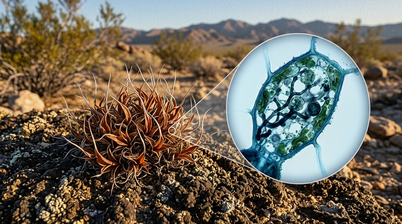 Um estudo publicado na revista científica New Phytologist encontrou DNA de fungos em tecidos de musgos e revelou algo ainda mais surpreendente ao microscópio.