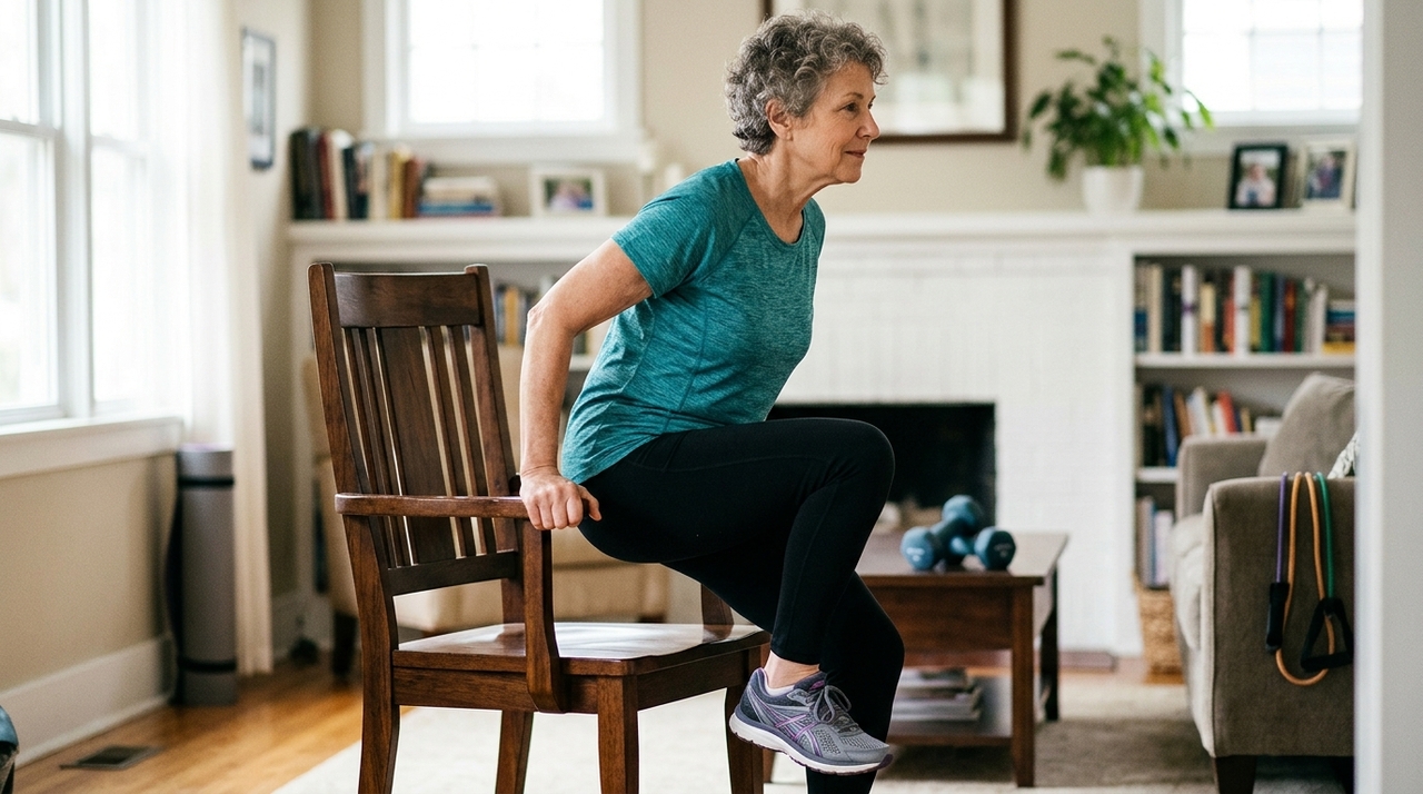 Exercícios resistidos podem utilizar peso corporal, faixas elásticas, halteres, máquinas ou outros tipos de resistência