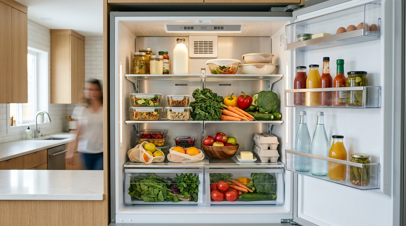 O sistema de refrigeração precisa distribuir o ar frio pelo interior do aparelho.