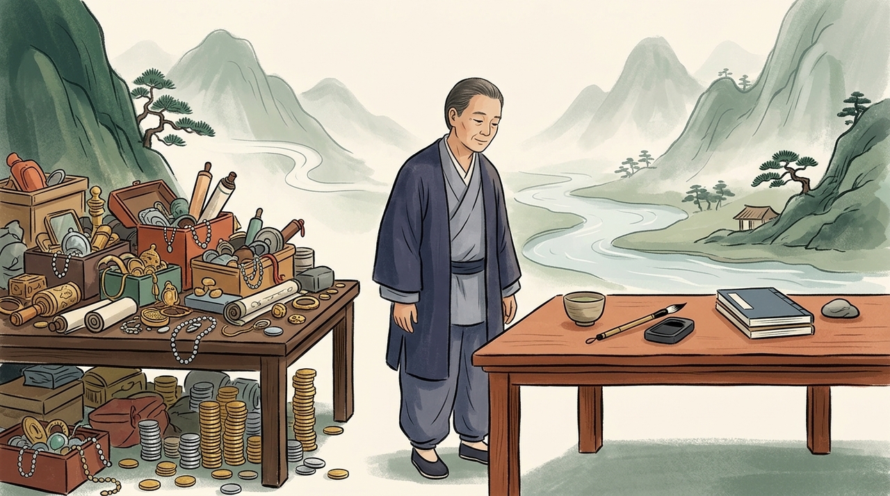 O capítulo 33 do Tao Te Ching reúne uma sequência de contrastes.