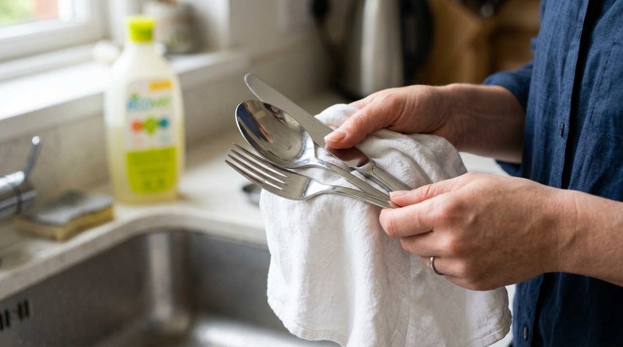 O ideal é usar vinagre branco comum, colocado em um borrifador limpo