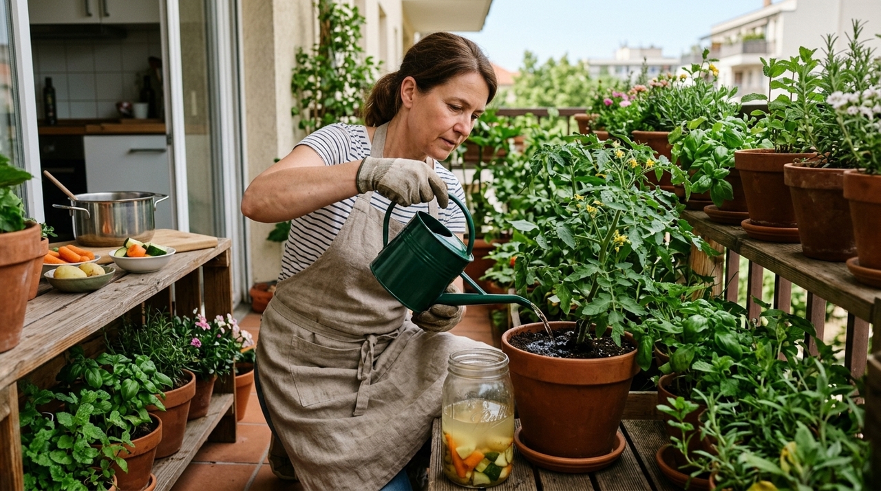 Durante o aquecimento, os alimentos liberam nutrientes importantes na caldeiragem que auxiliam no crescimento vegetal.