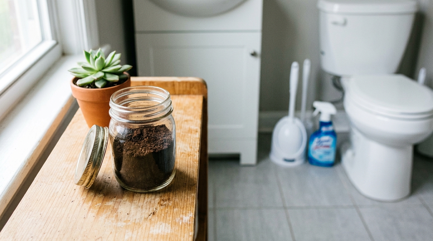 Para a limpeza comum, escova sanitária e produto próprio para banheiro continuam sendo escolhas mais confiáveis.